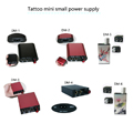 Tattoo Power Supply Professional Tattoo Accessories Portable Mini Power Supply Permanent Makeup Machine Rotating Tattoo Pen