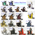 Tattoo Machine Cast 10 Wraps Coil Handmade Tattoo Machine Guns For Liner Shader Tattoo Artist