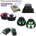 New Aurora Tattoo Power Supply For Tattoo Machine 2 Foot Pedal Mode