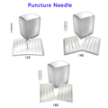 100Pcs Body Piercing Needle Lot Surgical Steel Disposable Sterilized Puncture Needle Tattoo Ear Nose Lip Piercing Body Jewelry